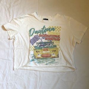 Women’s size medium white Daytona crop top